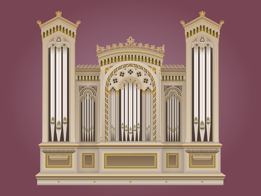 The Sebastian M. Glück at Marble Collegiate Church in Manhattan has nearly 6,500 pipes at the front and rear of the sanctuary.